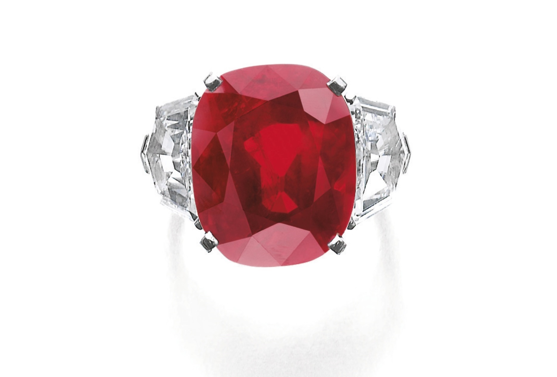 Ruby and Diamond Ring by Cartier, 25.59 Carats
