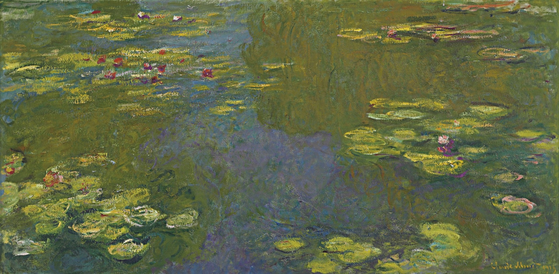 Claude Monet - Le Bassin aux Nymphéas. Water Lily Pond 1919