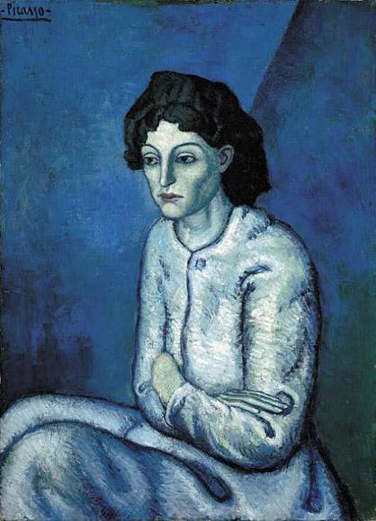 Pablo Picasso - Woman with Folded Arms. Femme aux Bras Croisés 1902