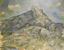 Paul Cézanne La Montagne Sainte-Victoire vue du bosquet du Château Noir 1904
