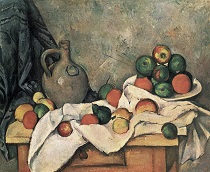 Paul Cézanne - Rideau, Cruchon et Compotier 1894