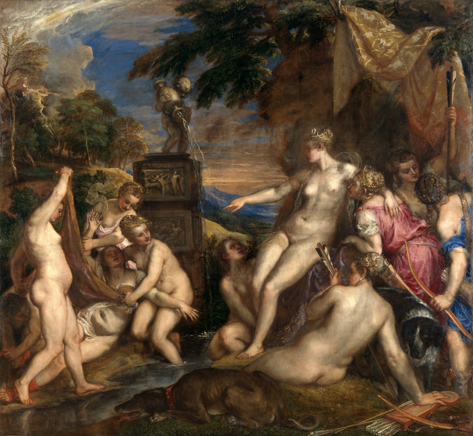 Titian - Diana and Callisto 1556-1559