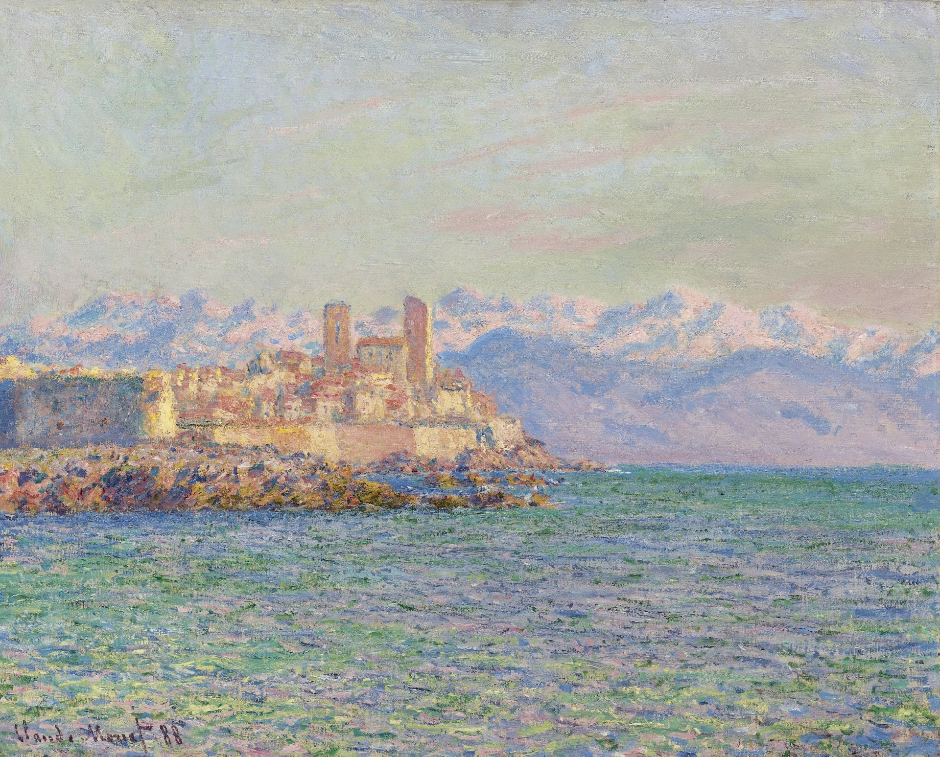 Claude Monet - Antibes, le fort 1888