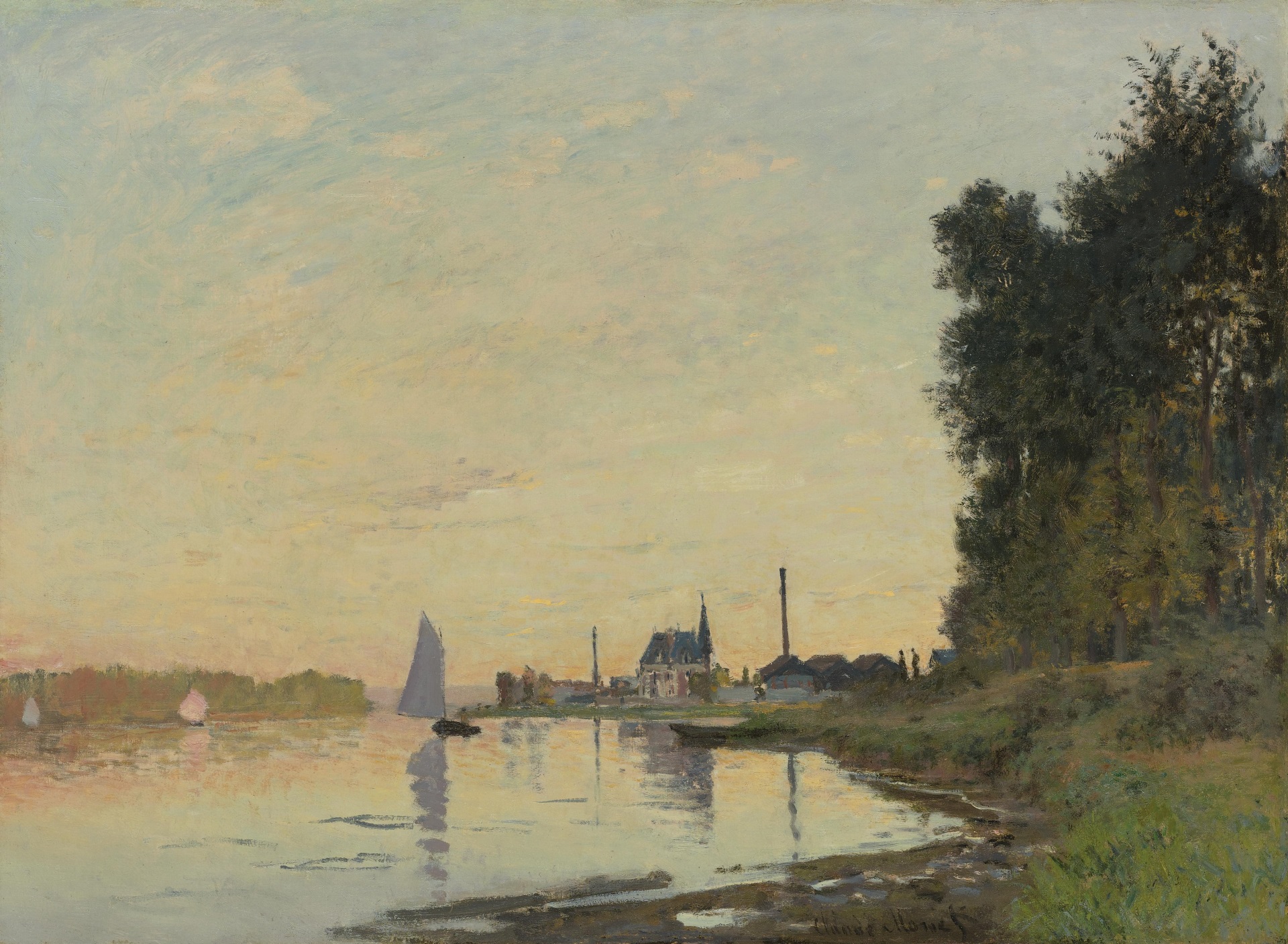 Claude Monet - Argenteuil, fin d'après-midi 1872