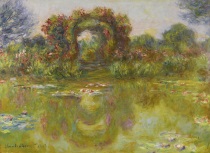 Claude Monet - Bassin aux nymphéas, les rosiers 1913