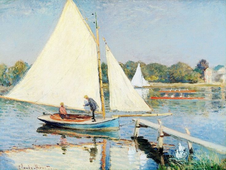 Claude Monet - Canotiers Argenteuil 1874