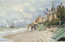 Claude Monet - La Plage à Trouville 1870