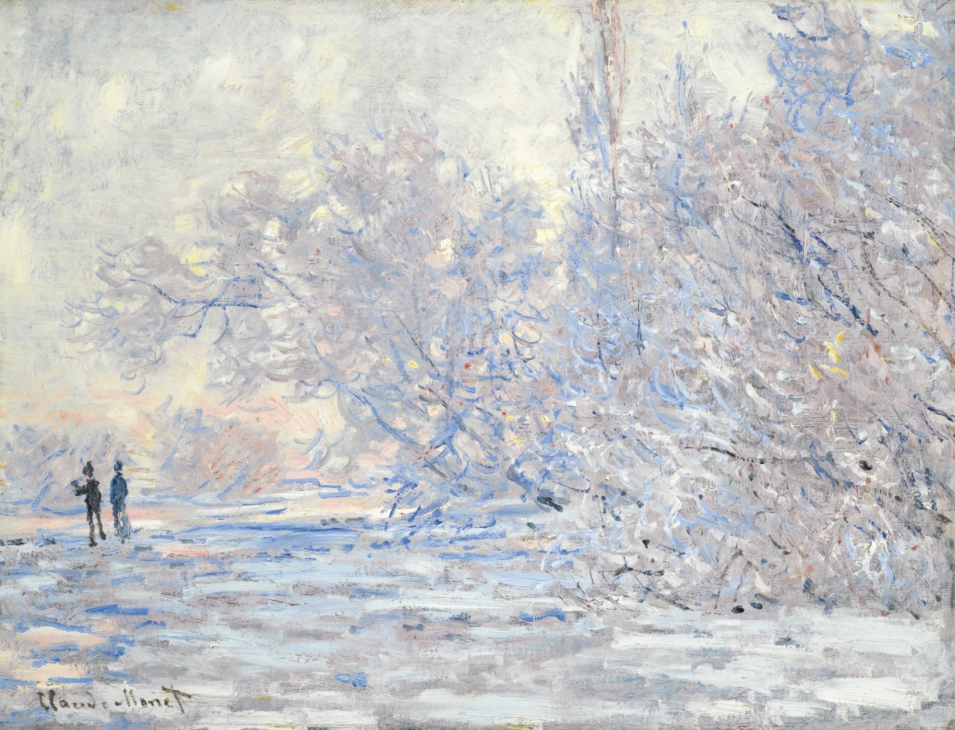 Claude Monet - Le Givre à Giverny 1885