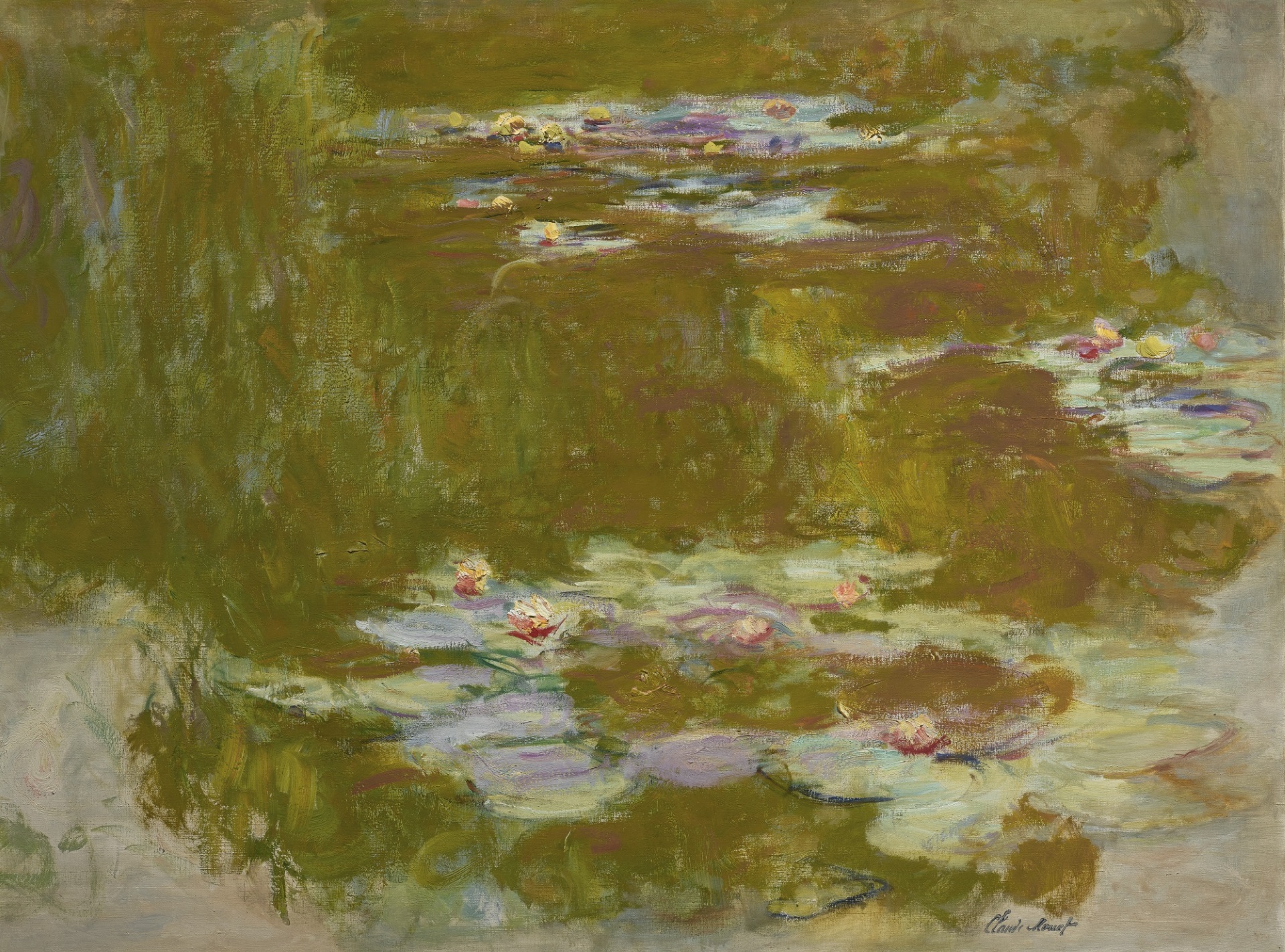Claude Monet - Le Bassin aux nymphéas 1917-1920