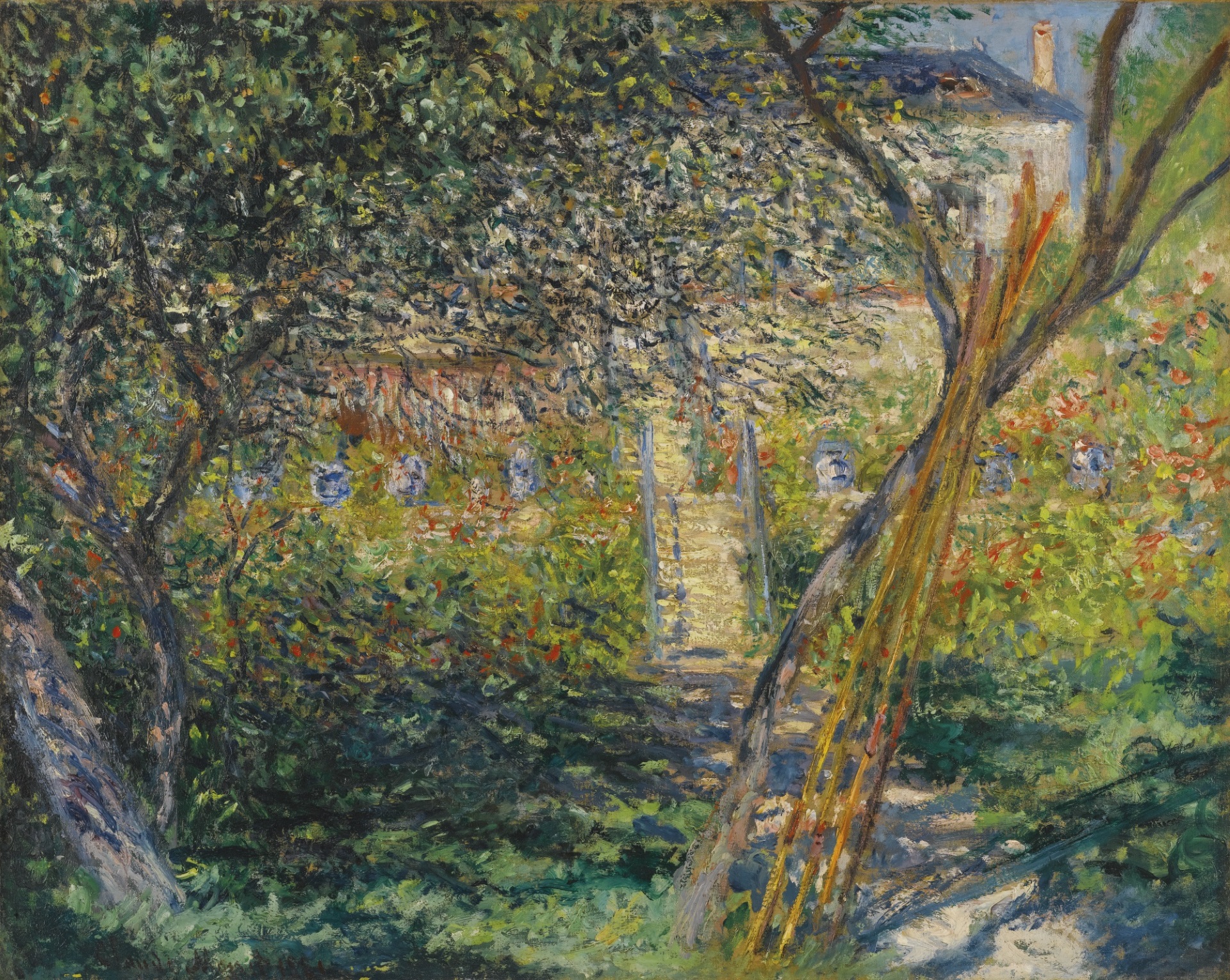 Claude Monet - Le Jardin de Vétheuil 1881