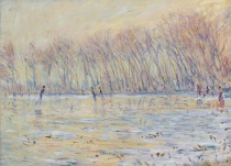 Claude Monet - Les Patineurs à Giverny 1899
