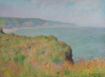 Claude Monet - Sur la falaise à Pourville 1882