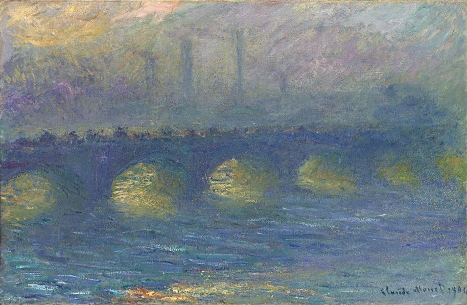 Claude Monet - Waterloo Bridge, temps couvert 1904