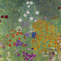 Gustav Klimt - Bauerngarten.Blumengarten 1907