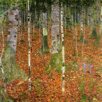 Gustav Klimt - Birch Forest 1903