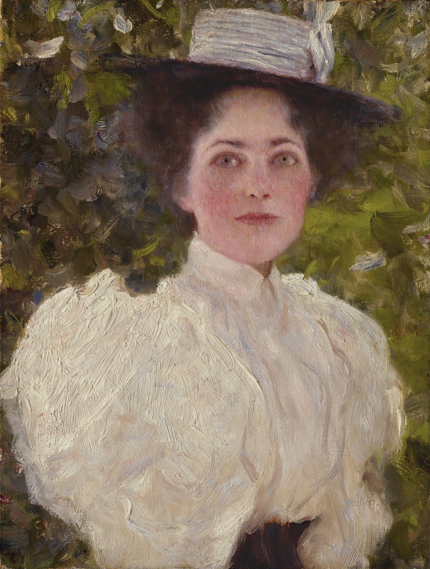 Gustav Klimt - Mädchen im Grünen. Girl in the Foliage 1896