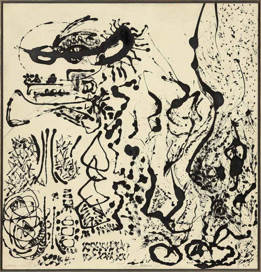 Jackson Pollock - Number 5, 1951 'Elegant Lady'
