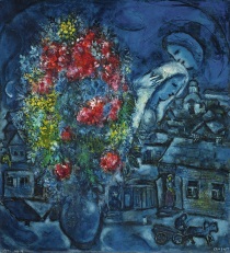 Marc Chagall - Le Village bleu 1955-1959