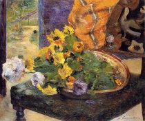Paul Gauguin - Pour faire un bouquet 1880
