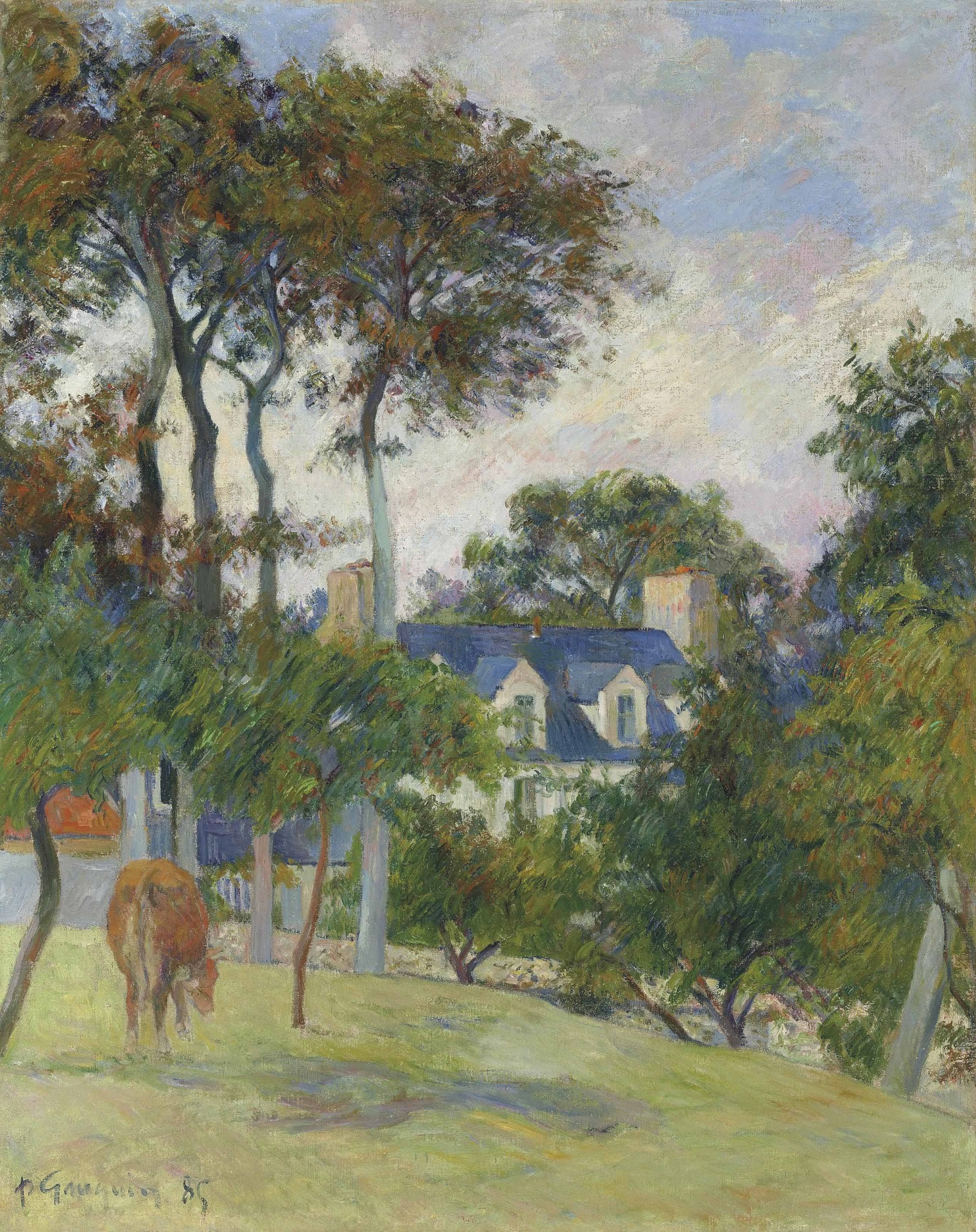 Paul Gauguin - La maison blanche 1885