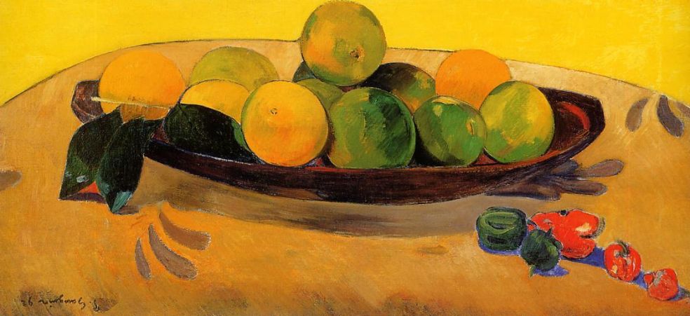 Paul Gauguin - Nature morte aux fruits et piments 1892