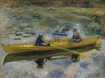 Pierre-Auguste Renoir - Claude Monet et Mme Henriot 1880