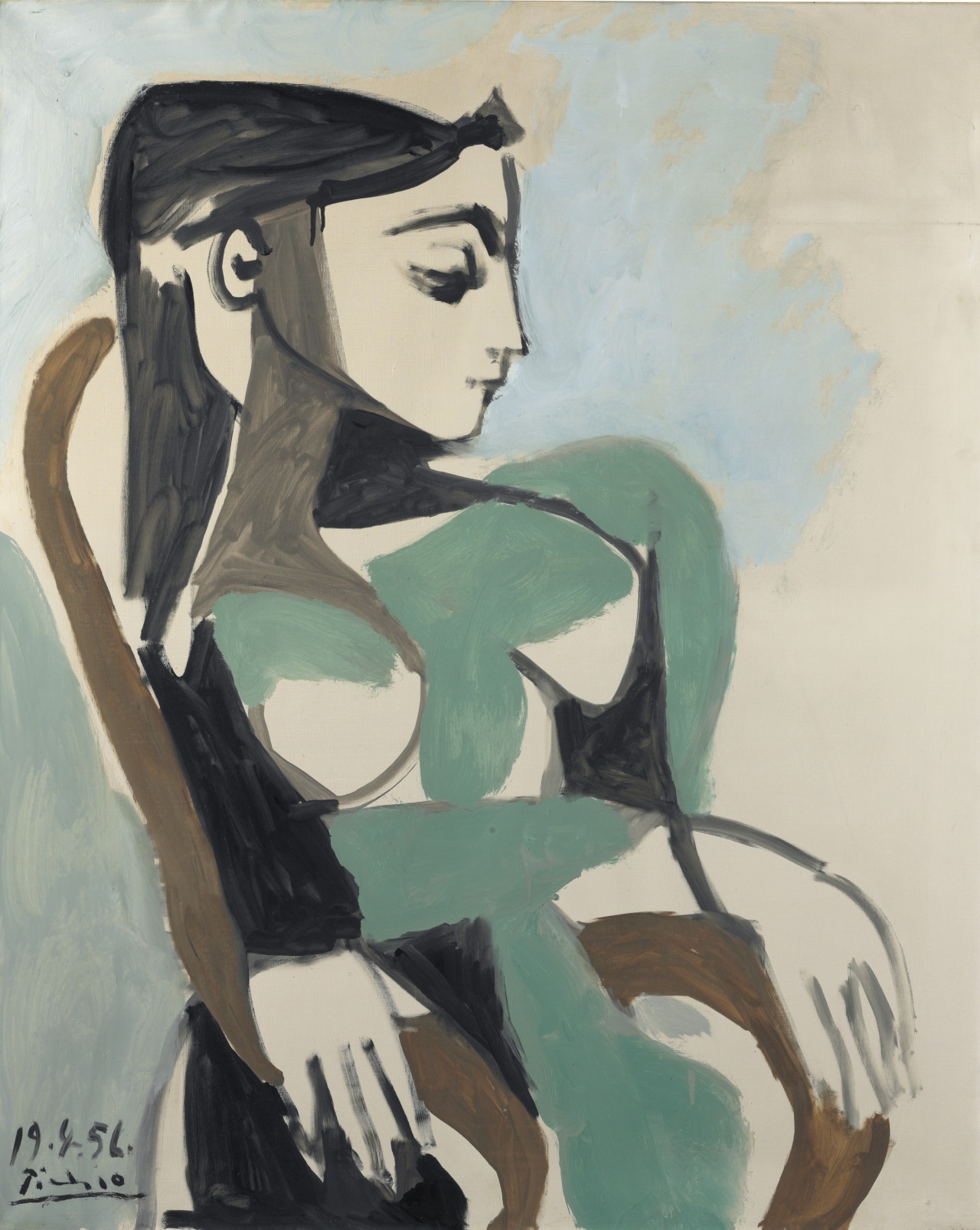 Pablo Picasso - Femme dans un fauteuil 1956