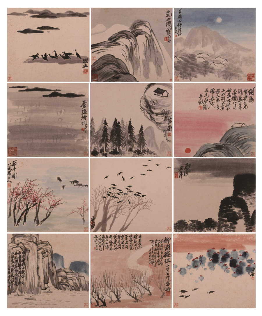 Painting Album of Landscapes, by Qi Baishi 1931