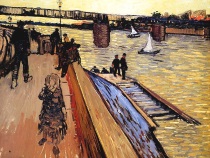 Vincent van Gogh - Le pont de Trinquetaille 1888