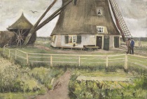 Vincent van Gogh - The 'Laakmolen' near The Hague. The Windmill 1882