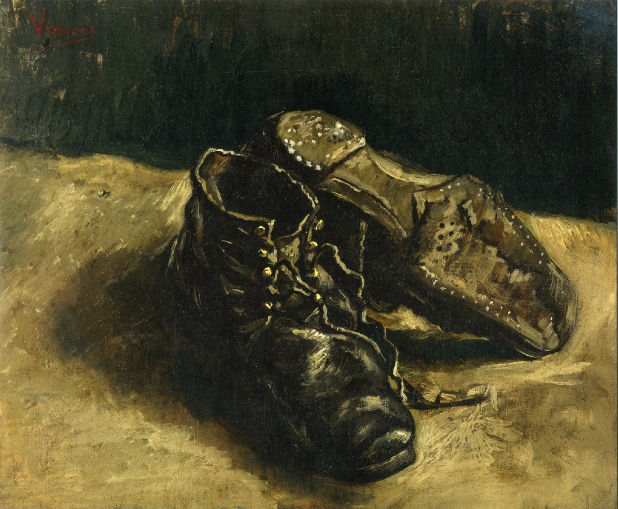 Vincent van Gogh - A Pair of Shoes 1886