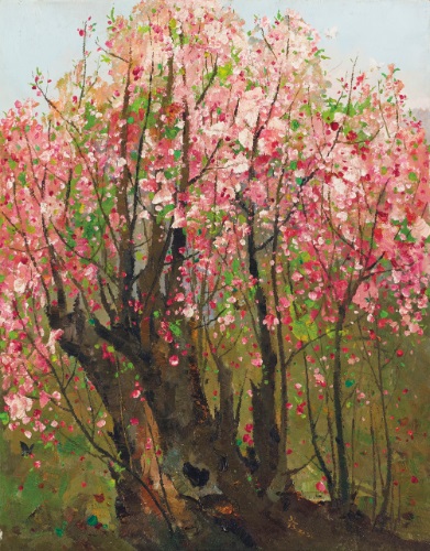 Wu Guanzhong - Plum Blossoms 1973
